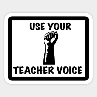 Teacher Voice Sticker